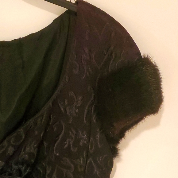 Vintage Black Saks Fifth Avenue Cocktail Dress - Picture 4 of 13